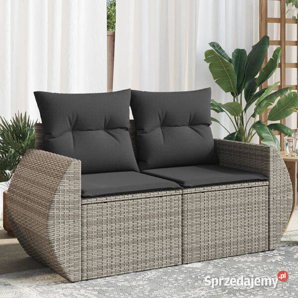 vidaXL Sofa ogrodowa z poduszkami 2osobowa Warszawa