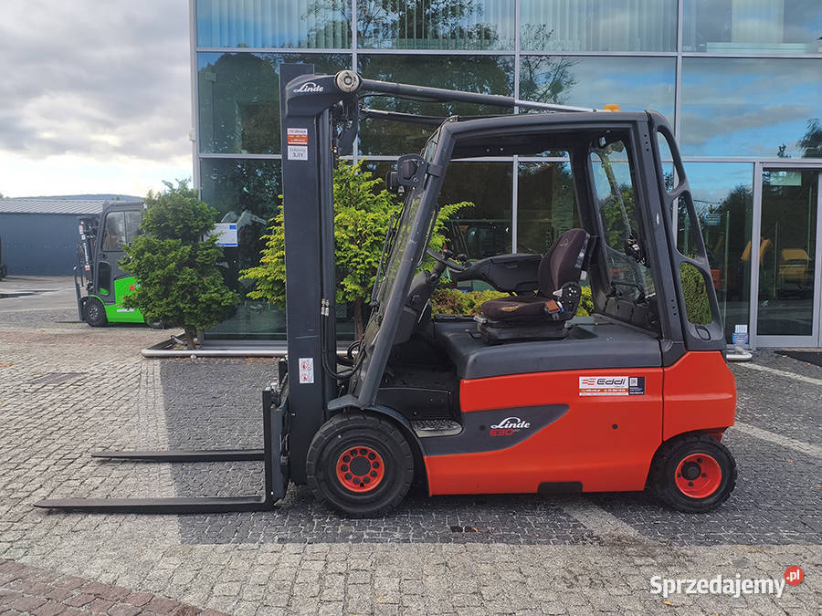Wózek widłowy elektryczny Linde E30L01 3t duplex Kęty