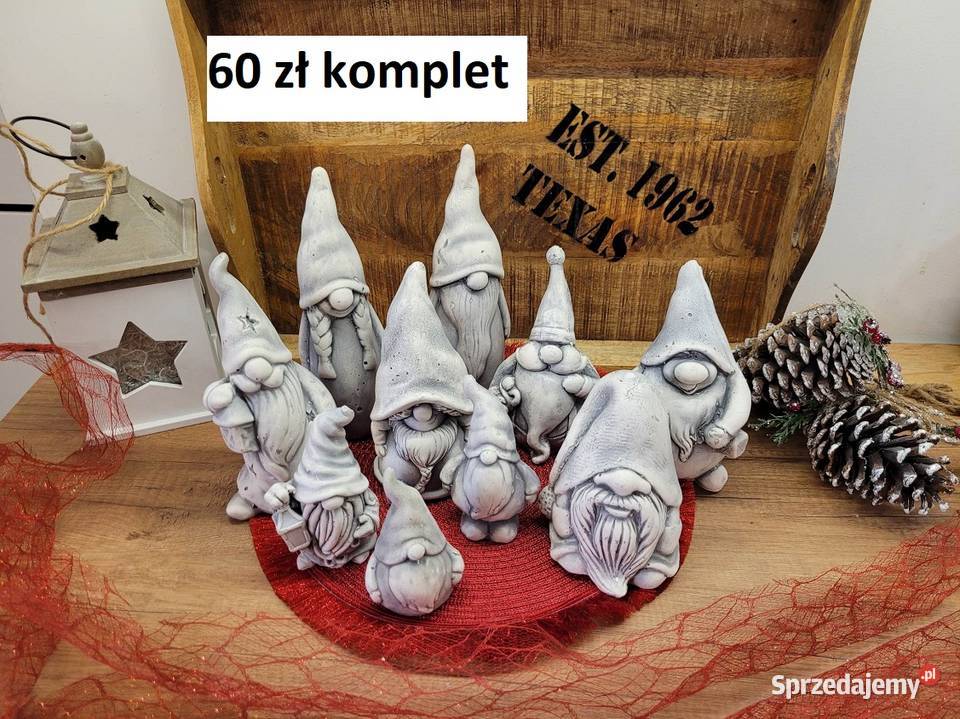Renifer świąteczny łoś gipsowy bałwan gipsowy Wrocław