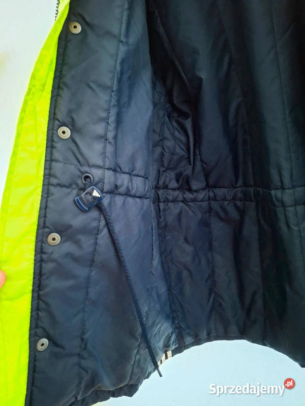 Kurtka vintage Adidas granatowa z neonowymi Kurtki i płaszcze Zielona Góra