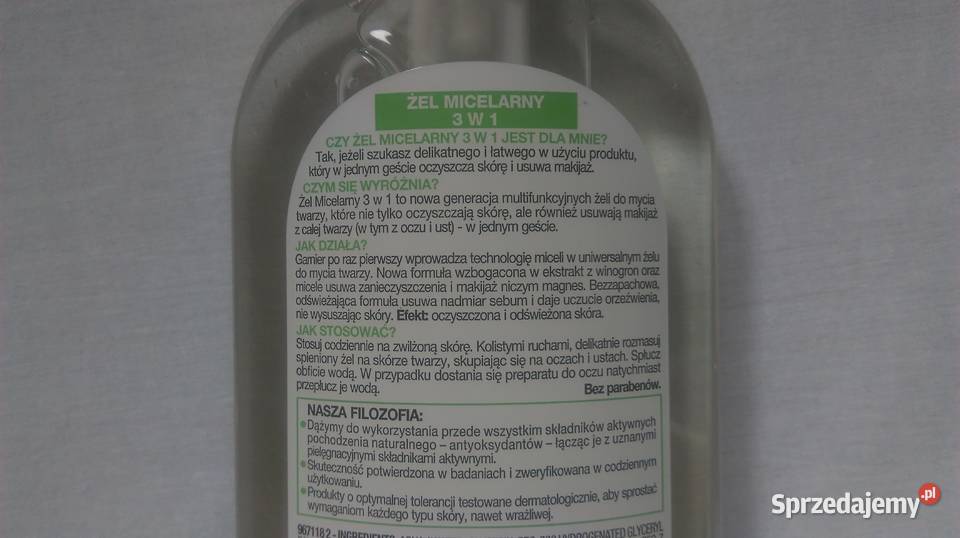 ŻEL miceralny POMPKA cera normalna i mieszana Białystok