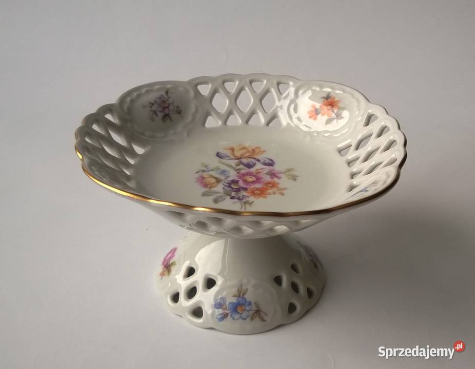 Lichte Porcelanowa Paterka na nóżce Porcelana sprzedam