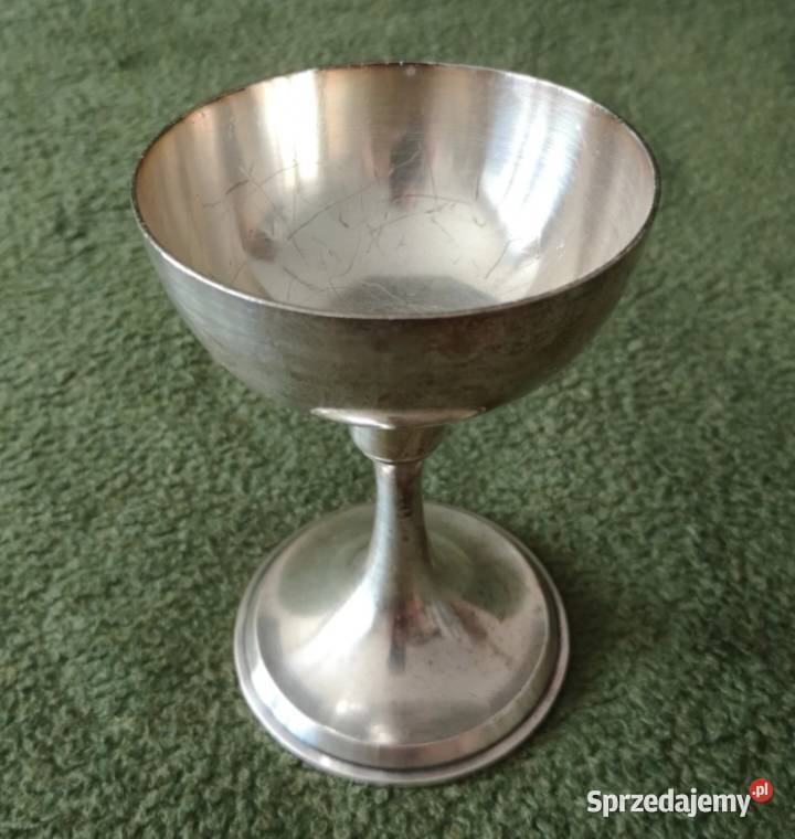 Art Krupp Berndorf masywny kielich srebrzony Katowice