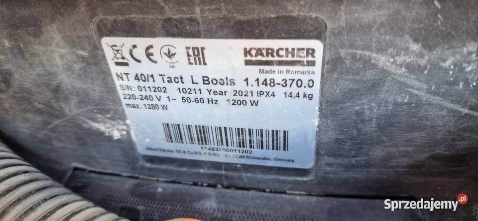 Odkurzacz przemysłowy Karcher nt401 z Namysłów