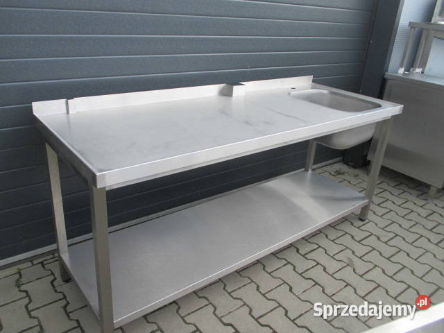 Zlew Gastronomiczny Z Półką Stół Komora Prawej Ostrów Wielkopolski