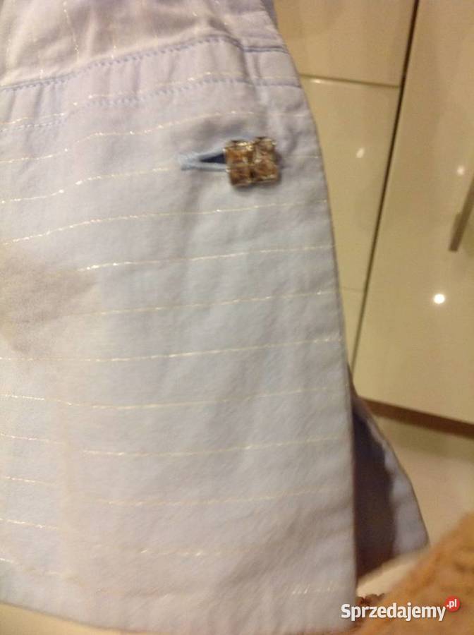 Błękitna Koszula Damska ROBERT FRIEDMAN S długi Nowa Sól