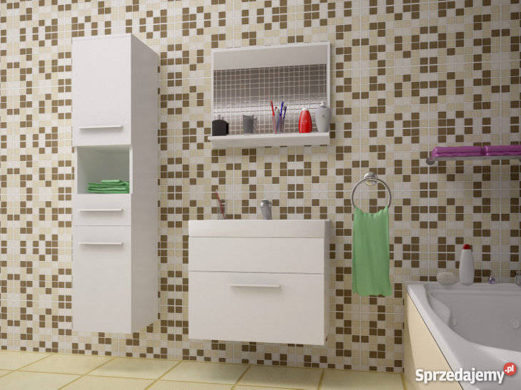 Meble łazienkowe TIPO 5 kolorów Fiolet połysk łódzkie Łódź