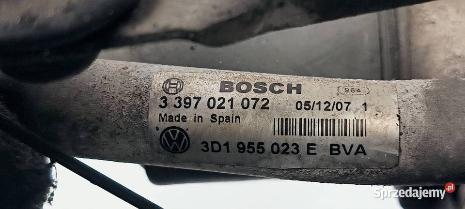 MECHANIZM WYCIERACZEK PRZÓD VOLKSWAGEN PHAETON Lipno