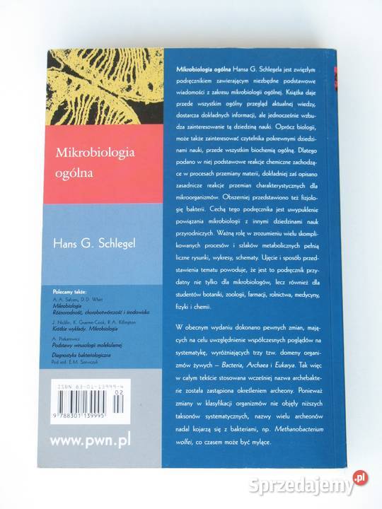 Mikrobiologia Ogólna Hans G Schlegel Kraków