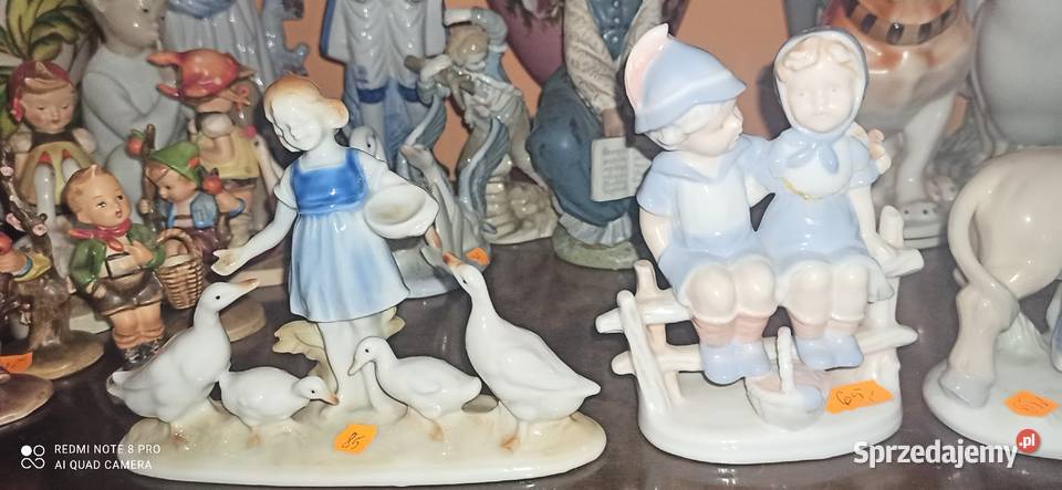 Figurka Dzieci na płocie z koszyczkiem SygTerra Gdańsk