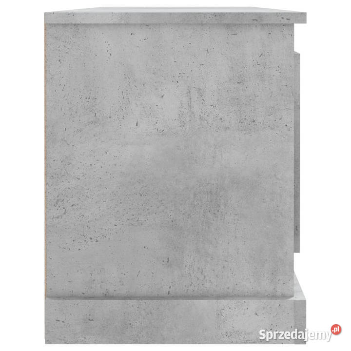 Szafka pod TV szarość betonu 100x355x45 WM816460 Warszawa
