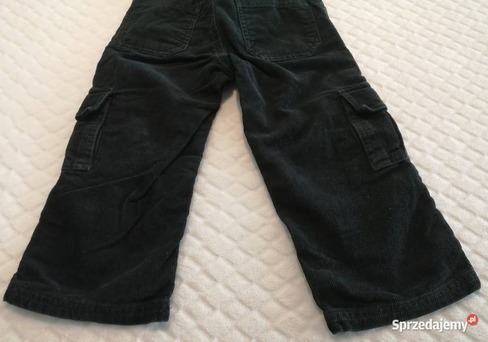 Spodnie sztruksowe cargo bojówki 98 Berti Odzież Czeladź