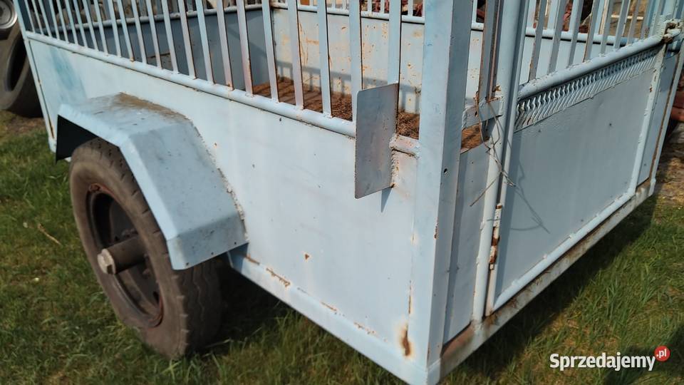 Przyczepa jednoosiowa bibka przyczepka rolnicza