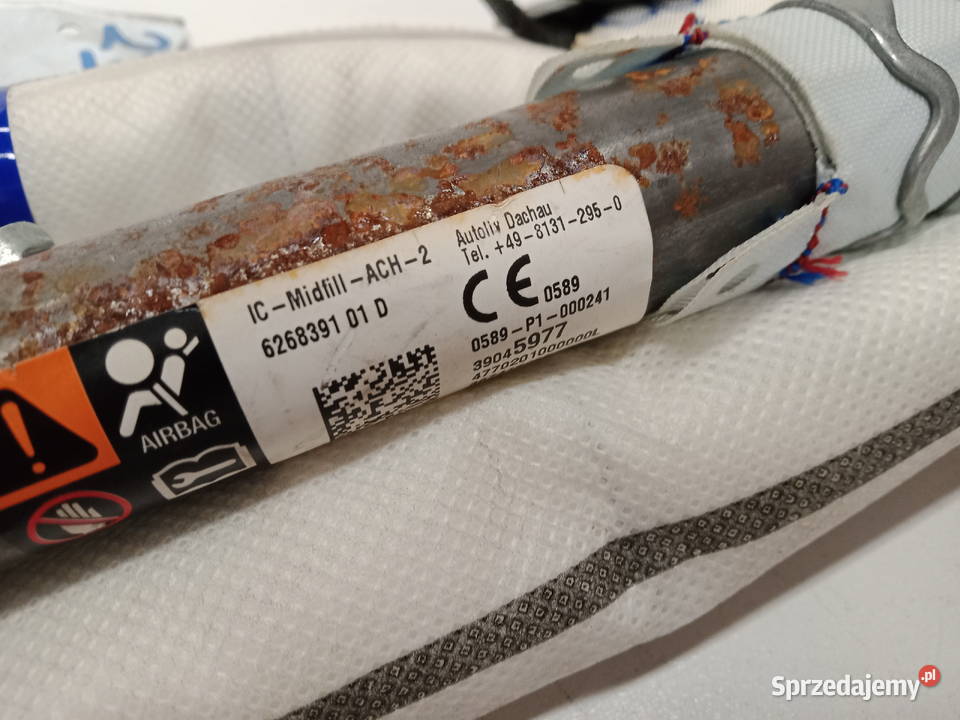 OPEL CORSA E KURTYNA POWIETRZNA PRAWA 626839101D Poduszki powietrzne Rakoniewice
