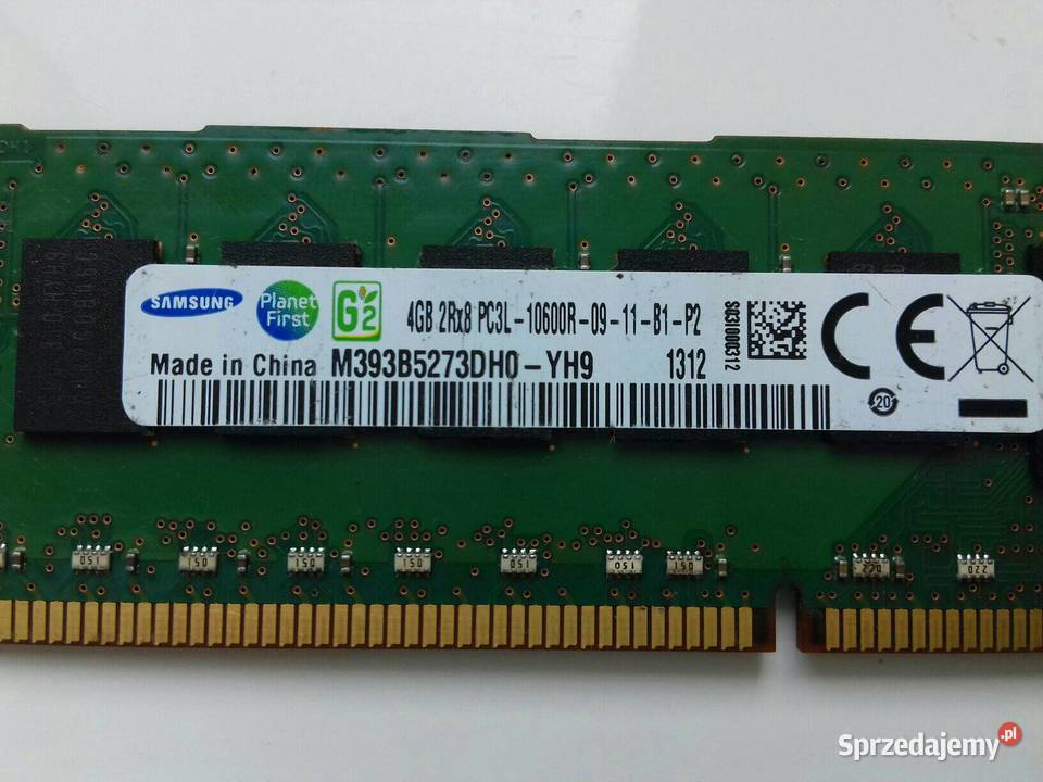 Server Samsung DELL DDR3 4GB PC3L 1333MHz 10600R