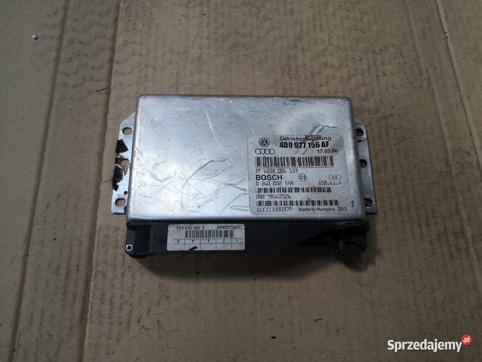 AUDI A8 D2 STEROWNIK SKRZYNI BIEGÓW 4D0927156AF Przemęt