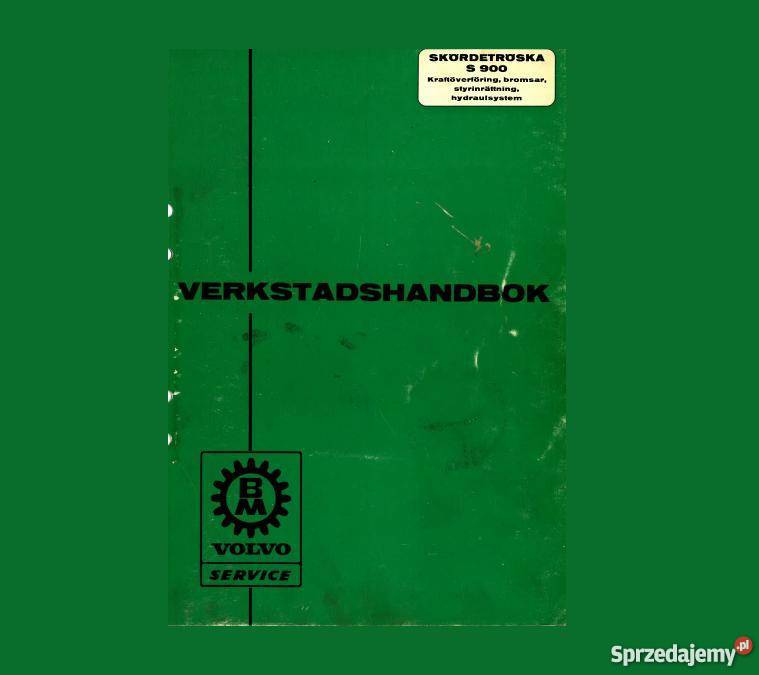VOLVO s900 kombajn instrukcja obsługi i naprawy