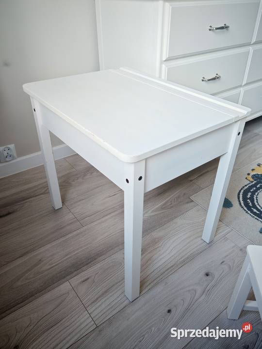 Ikea Sundvik biurko i krzesło IKEA białe zestaw Gorzów Wielkopolski