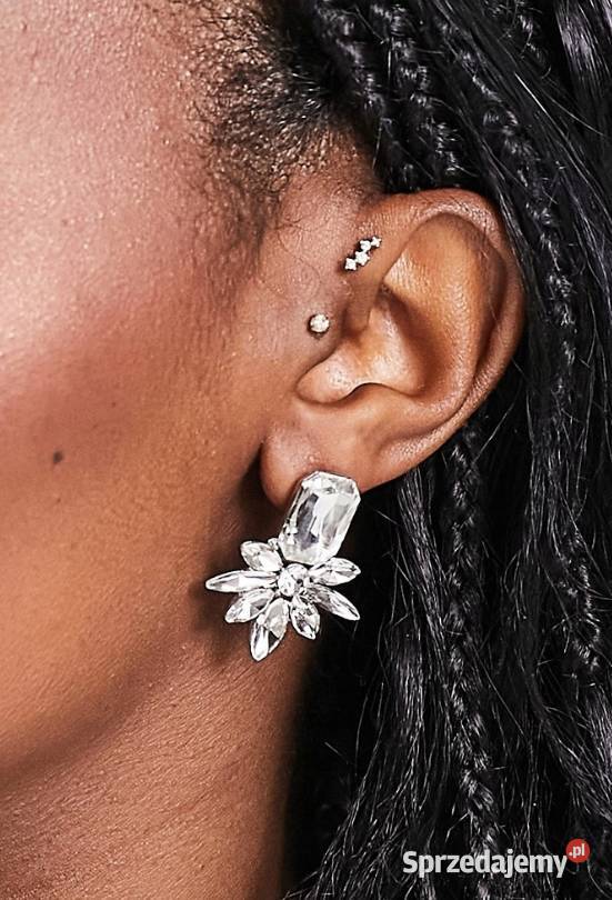 ASOS Bogato zdobione kolczyki z Londynu NOWE Kraków