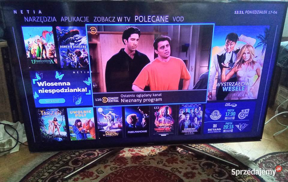 TV LED Smart 48 Full HD Samsung z DVBT pilot mazowieckie Warszawa