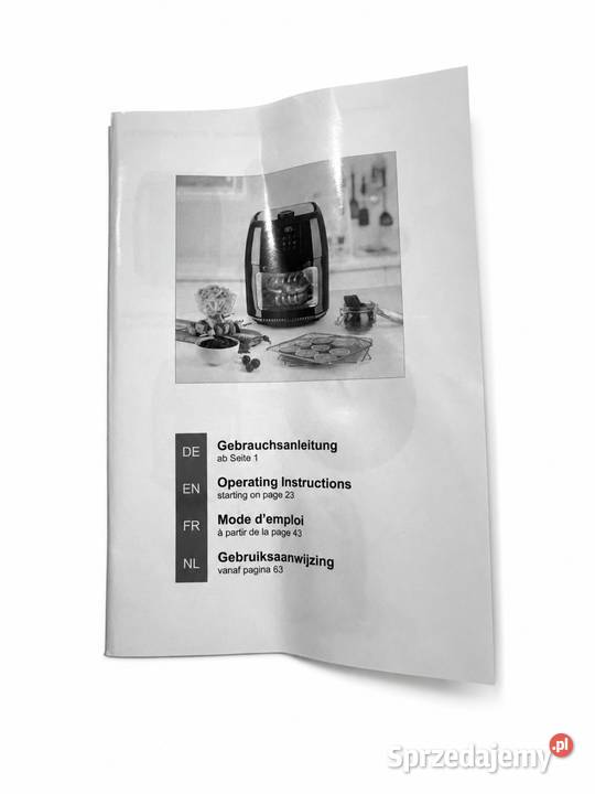 Frytkownica GOURMETmaxx 9L 1800W Air Fryer Nieczajna Górna