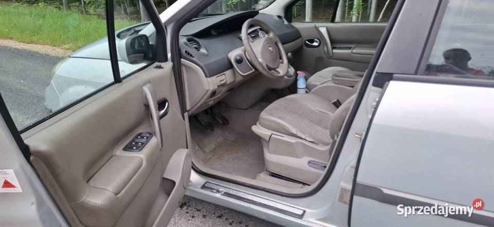 Renault Scenic 2 19 Diesel 120 2003r Okazja srebrny Rybnik