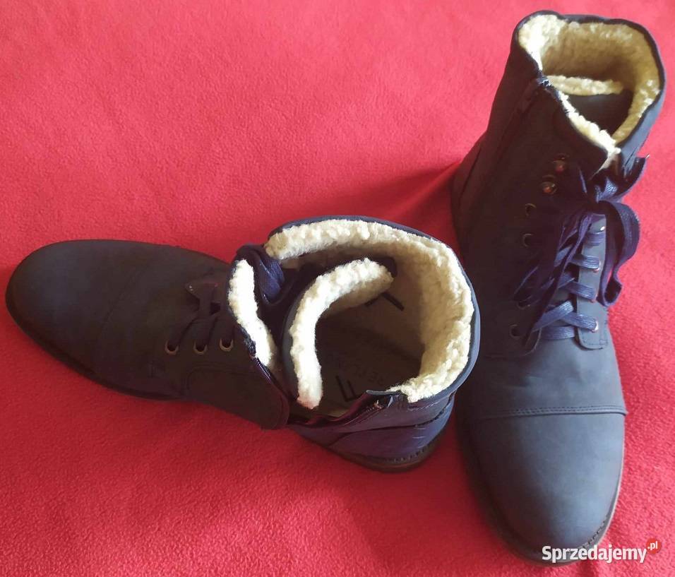 Buty trzewiki kozaki ocieplane Męskie zimowe Lublin sprzedam