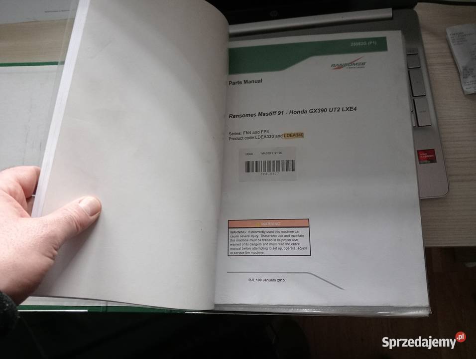 Ransomes Mastiff 91 Ostrów Wielkopolski sprzedam