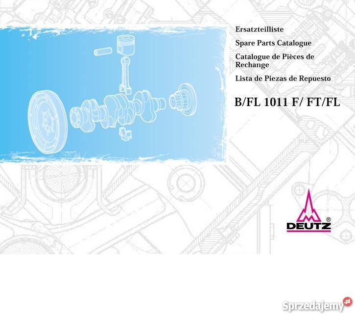 Deutz BF4M1013C BFL 1011 FFTFL SILNIK katalog świętokrzyskie Kielce