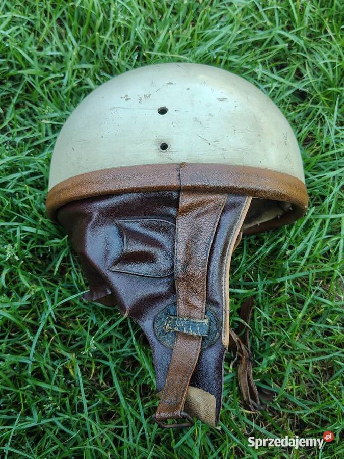 Kask motocyklowy prl orzeszek
