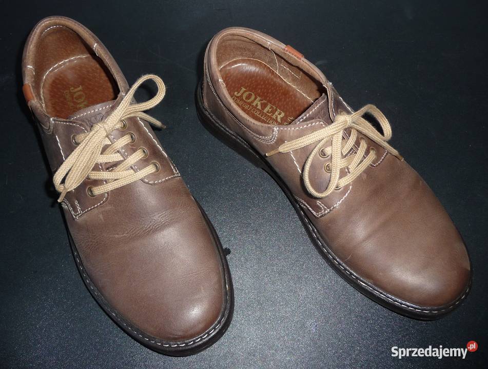 Buty męskie skórzane JOKER 415 rozmiar 41 Lublin