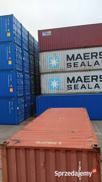 Sprzedam kontenery morskie używane 20DVRyki mazowieckie sprzedam