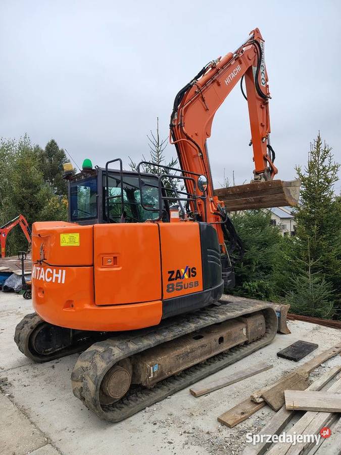 Hitachi ZX85 USB5 Koparka 2018r 3łyżki 5400h 8t Gąsiennice Kraków