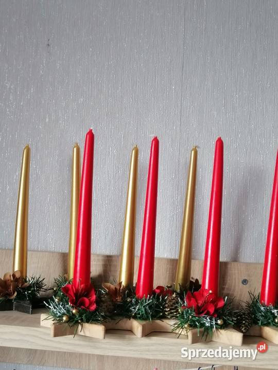 Adwentnik stroik świąteczny Dekoracja stołu Boże Narodzenie Katowice sprzedam