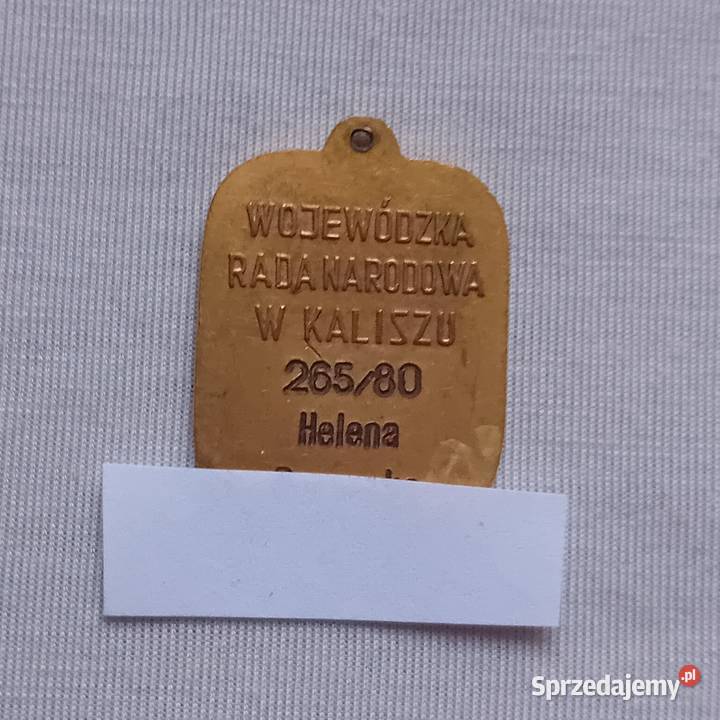 Zasługi Województwa Kaliskiego imienna 26580 wielkopolskie Koźminek