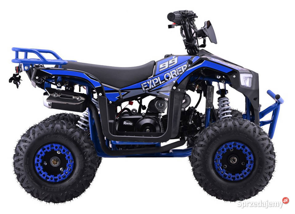 Mini Quad Spalinowy Explorer 110cc niebieski Marki