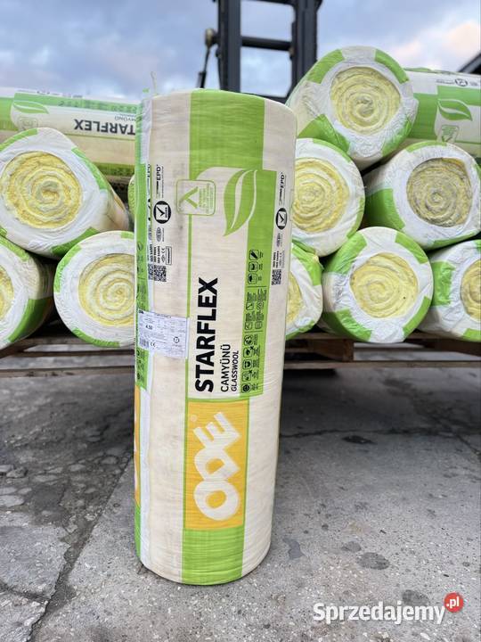 Wełna szklana żółta Starflex grubość 10 lambda sprzedam