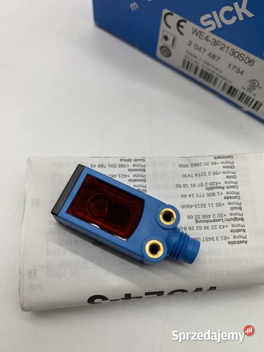 Sick WE43F2130S06 2047487 Photoelectric sensor Pozostałe Warszawa