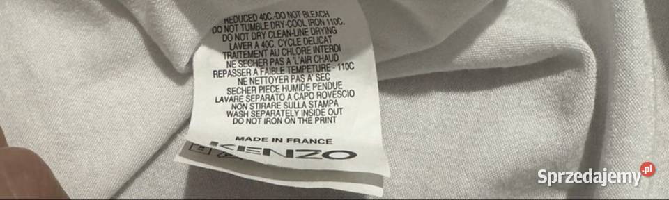 Tshirt krótki rękaw Kenzo krótki Biała Podlaska