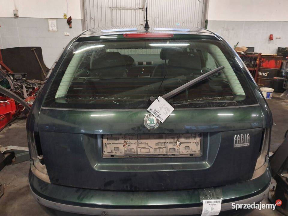 KLAPA SKODA FABIA I LF8C KOMBI osobowe kujawsko-pomorskie Lipno sprzedam