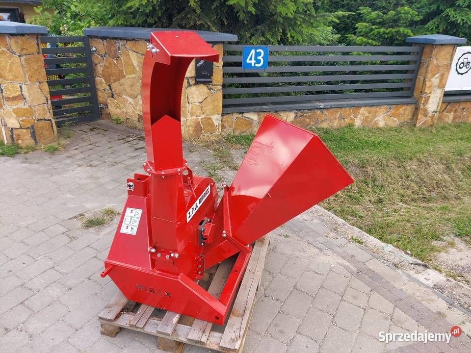 Rębak do gałęzi tarczowy z wyrzutem zrębki łódzkie Mroczków Duży