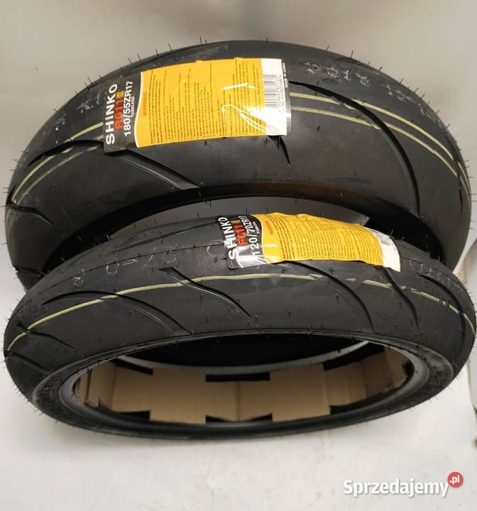 Opony komplet 12018017 CBR Gsxr ZX Yzf Fz Z Cb Y do 300 km/h