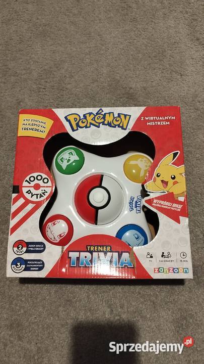 Gra Trivia Pokemon Polska 1000 pytań nowa