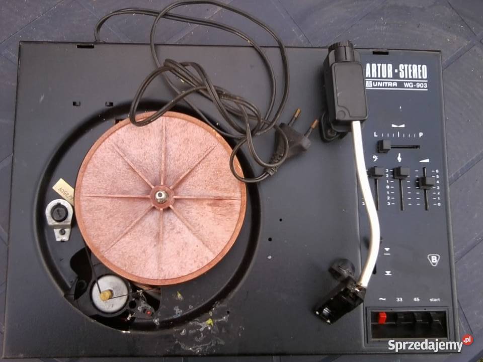 Gramofon Unitra Artur WG903 dwa głośniki brak śląskie Knurów