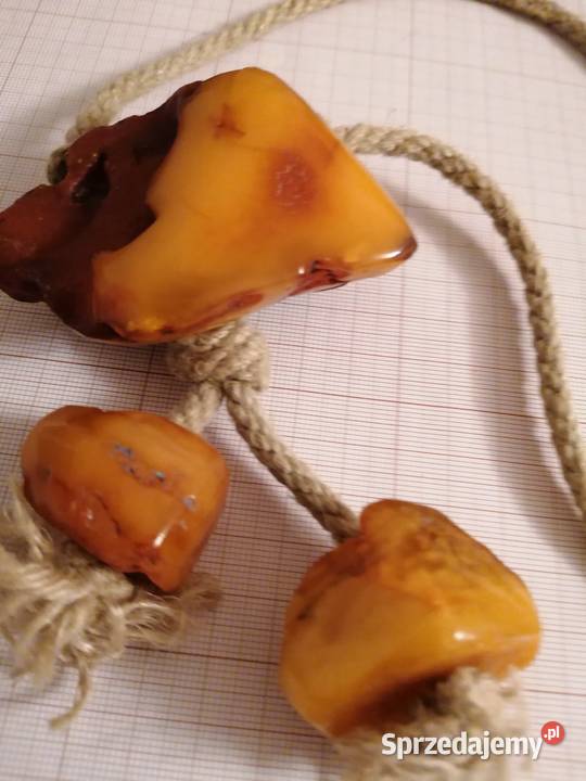 Wisior bursztyn bałtycki