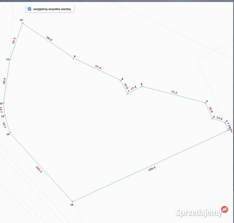 25 ha S7 teren inwestycyjny magazynowy 10 min Cedry Małe