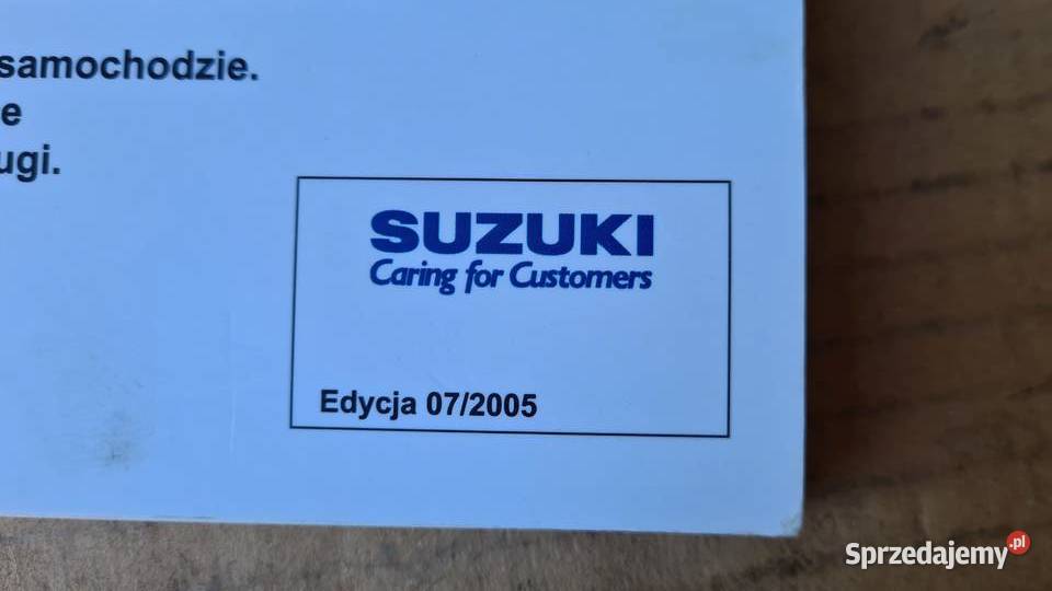 Suzuki Ignis 2 MH 0307 książka serwisowa Pozostałe Legnica