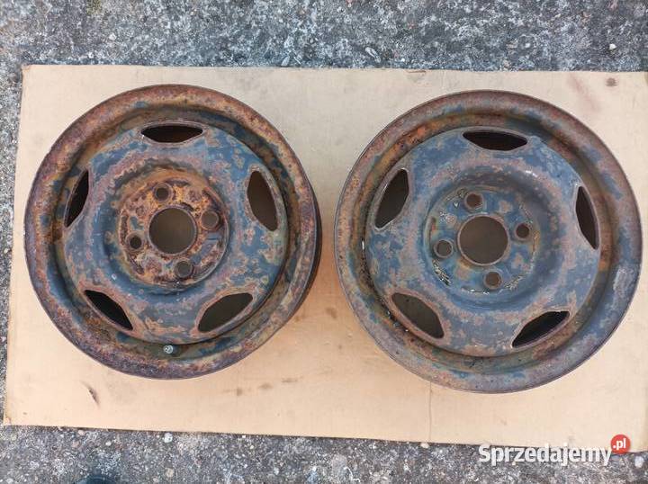 Sprzedam dwie felgi stalowe do VW Polo stalowe opolskie Opole