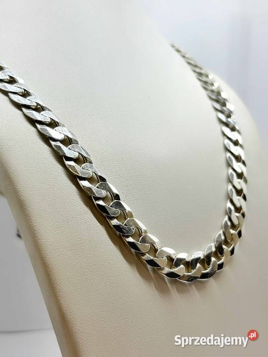 Srebrny Łańcuszek pr 925 6698g Długość 60 srebro warmińsko-mazurskie Elbląg