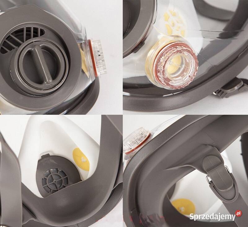 MASKA LAKIERNICZA GAZOWA 3M 6800 FILTRY